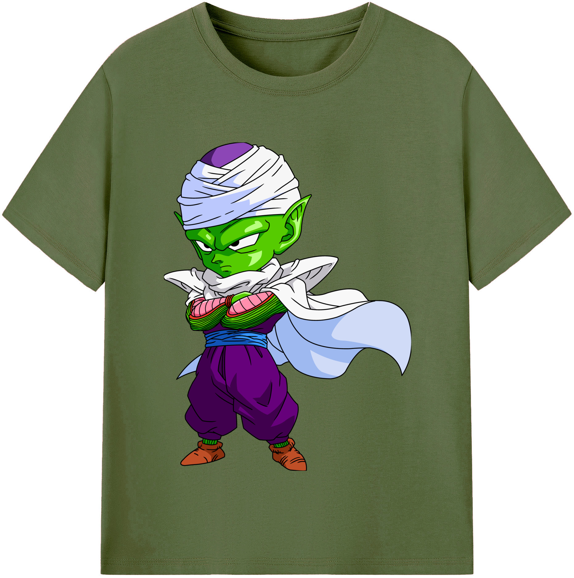 （画像用） ドラゴンボール ピッコロ DRAGON BALL Piccolo 綿100％半袖Tシャツ（フロントプリント）